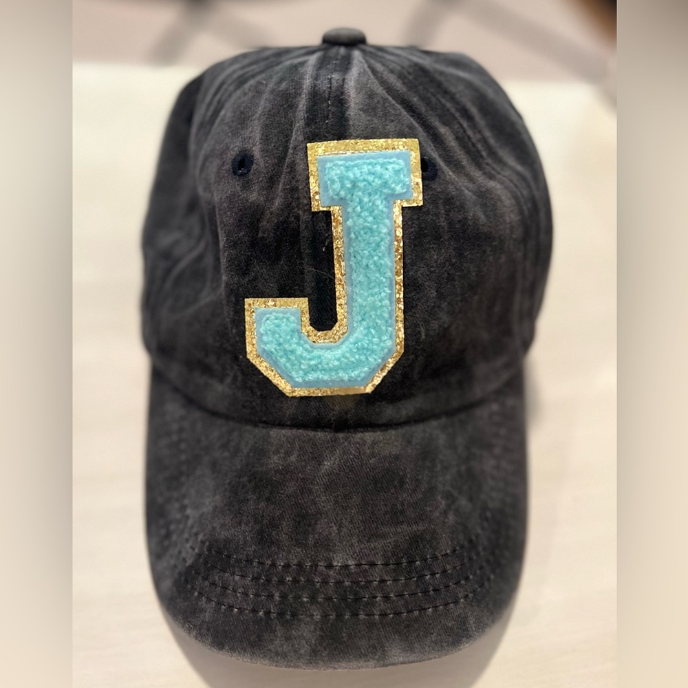 NWOT Preppy Initial Varsity Letter Baseball Hat J